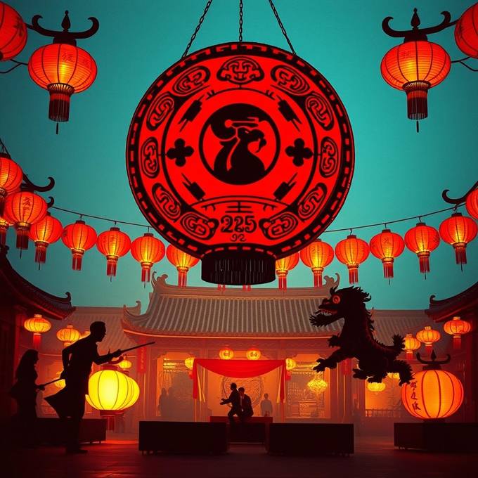 华光醒狮 (大鼓开场庙会版)