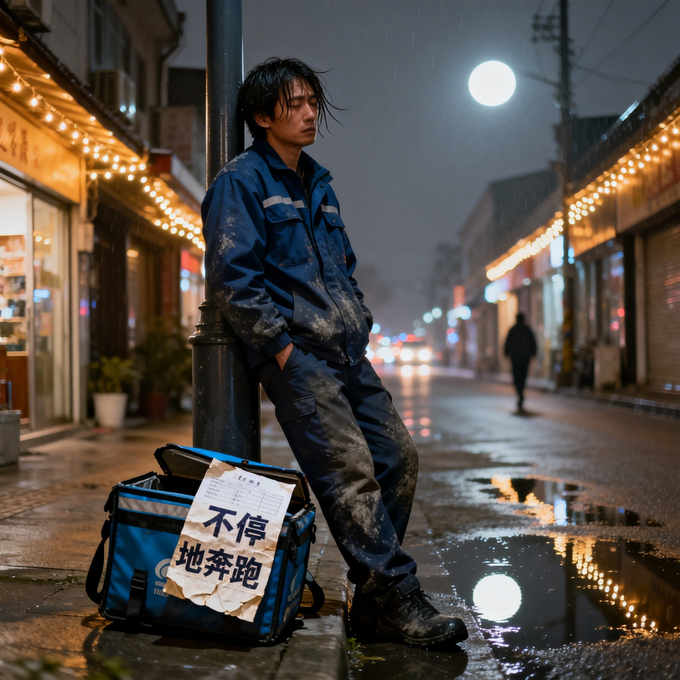 不停地奔跑