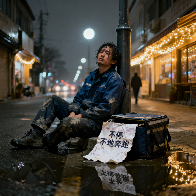 不停地奔跑