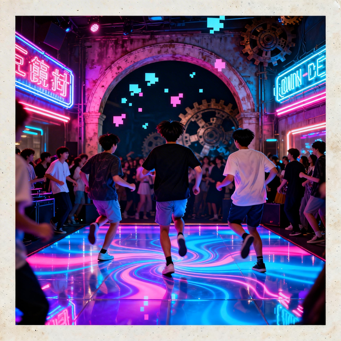 霓虹灯下的舞步(Neon Polka)
