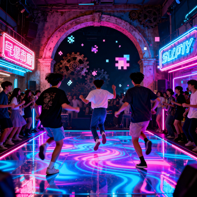 霓虹灯下的舞步(Neon Polka)