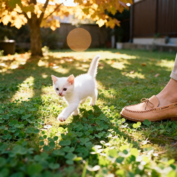 小猫的软皮鞋