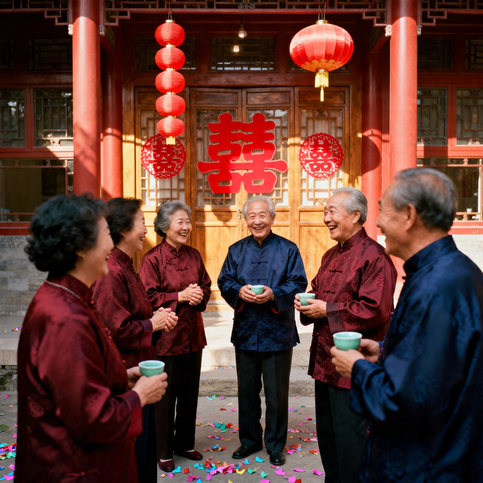 满堂红火