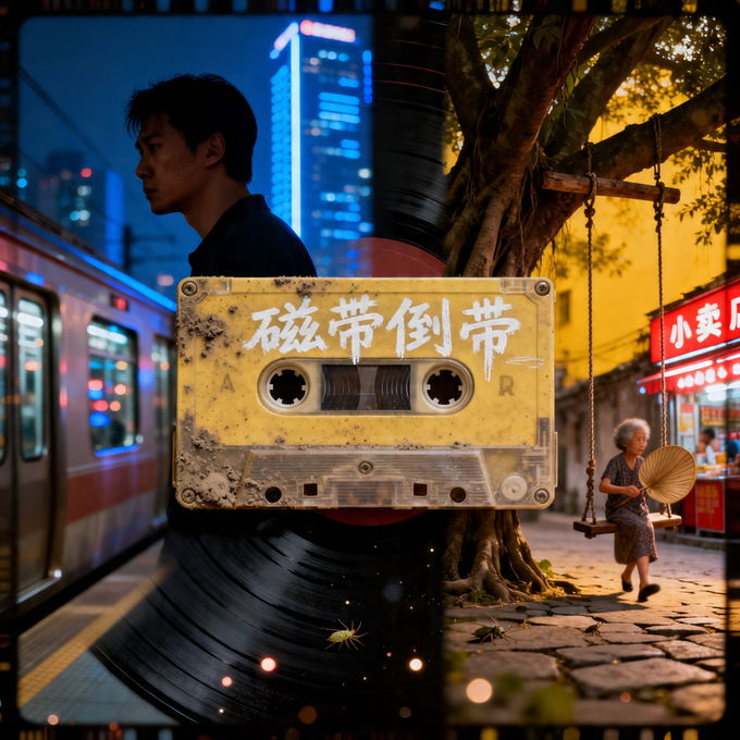 磁带倒带