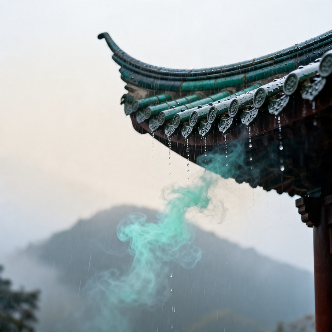 空山听雨