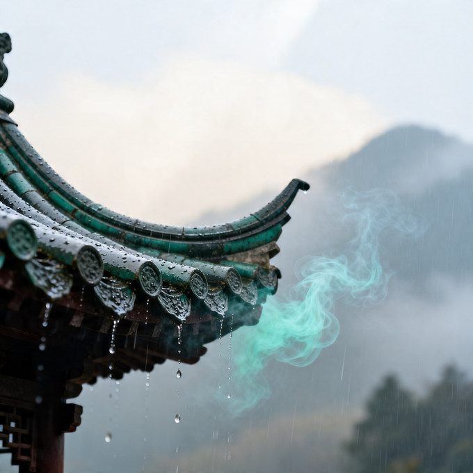 空山听雨