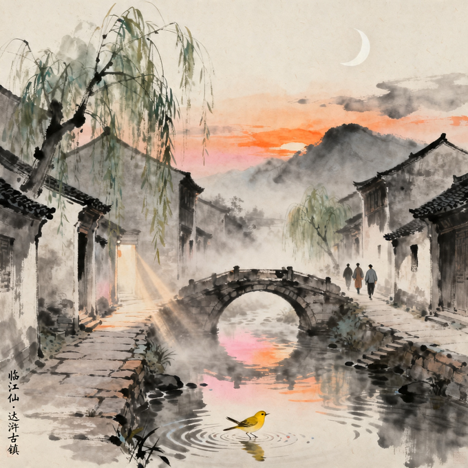 临江仙·达浒古镇