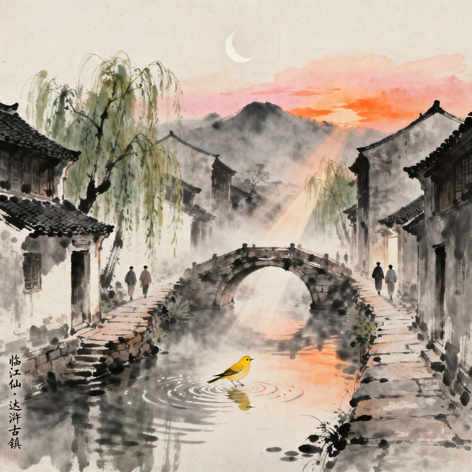 临江仙·达浒古镇