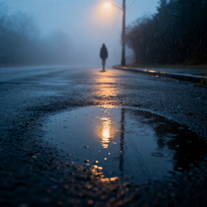 雨中悔别离