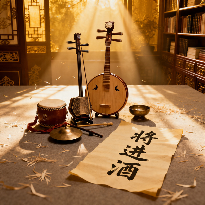 将进酒 (纯正戏歌伴奏)