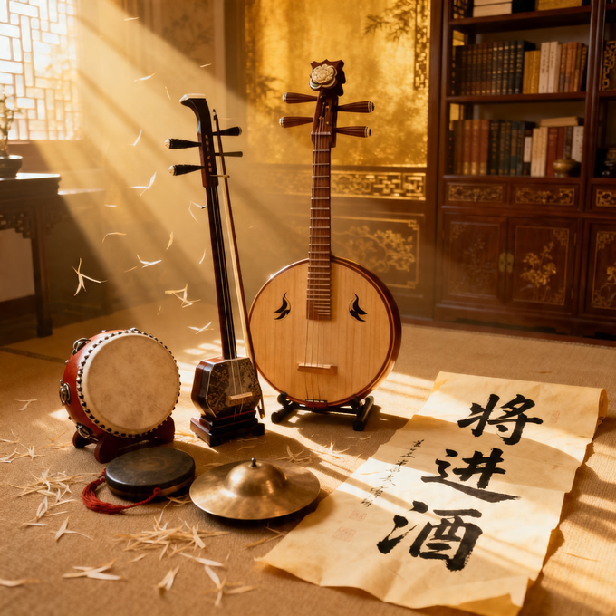 将进酒 (纯正戏歌伴奏)