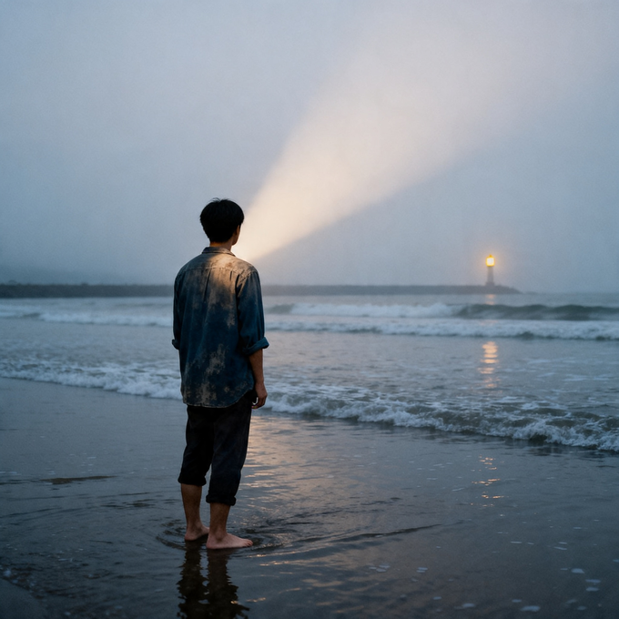 海浪里的独角戏