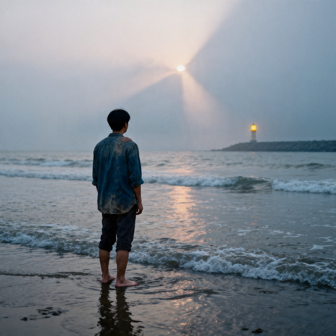 海浪里的独角戏